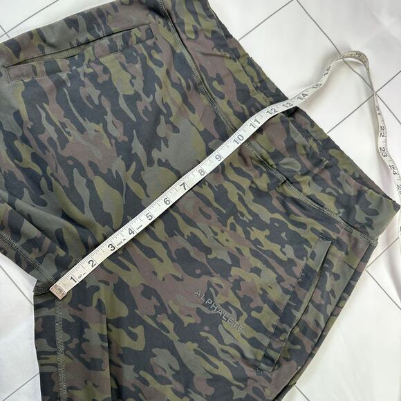 Alphalete Pants Mens Large Green Camouflage Jogger Athletic Tapered Stretch Gym - Picture 8 of 11